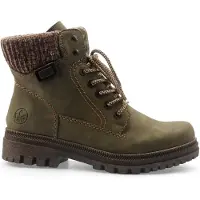 Rieker Botim com fivela azul claro / cinzento claro / verde pastel / vermelho