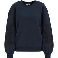 We fashion Sweatshirt azul escuro / preto