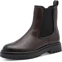 Tamaris Botas chelsea castanho escuro