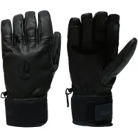Peak Performance - Luvas ski - Leather Ski Glove Black para Unissexo - Tamanho 10 - Preto