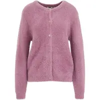 We fashion Casaco de malha rosa