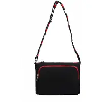 Mindesa Mala de ombro azul claro / vermelho / preto / branco