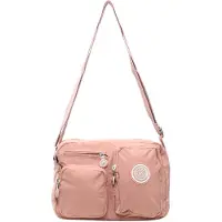 Mindesa Mala de ombro cor-de-rosa / branco