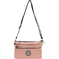 Mindesa Mala de ombro cinzento claro / cor-de-rosa / preto