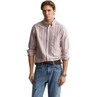 Gant para homem. 3262013 Camisa Oxford clássica de riscas multicolor (5XL), Casual, Manga comprida, Algodão Reciclado