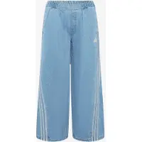 Adidas Calças de desporto azul ganga / cinzento claro