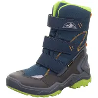 Superfit Bota 'JUPITER ICE' navy / cinzento escuro / kiwi