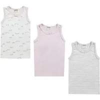 Jacky Camisola interior acinzentado / cor-de-rosa / branco