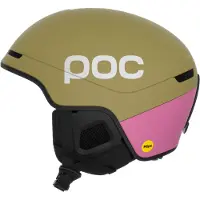 POC - Capacetes ski homem - Obex Contour Olivine Green Matt/Thulite Pink Matt para Unissexo - Tamanho 55-58 cm - Caqui