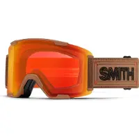 Smith - Máscaras ski - Stash XL Camel Warm Steel / Chromapop Everyday Red Mirror para Unissexo - Castanho