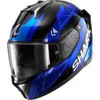 Shark Skwal i3 Ready Capacete Integral Preto/Azul XS