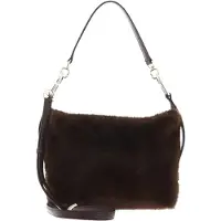 Furla Mala de ombro 'TONIE' castanho escuro