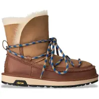 Ugg para mulher. 1180394 Botas de Pele Classic Tread Boot castanho (41), Couro, Marrom, Plano, Cordão, Casual
