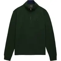 Superdry Moletom Com Meia-zíper Garment Dye Rib