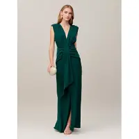 SAVEL Vestido de festa 'VIANNA' verde escuro