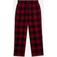 Hollister Calças de pijama vermelho / preto