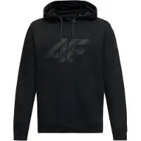 4F Sweatshirt de desporto cinzento / preto