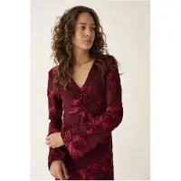 Noella Vestido ' Kameyella ' vermelho vinho