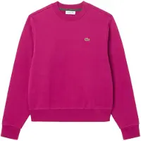 Lacoste Sweat-shirt Sweatshirt col rond en molleton mulheres - Rosa - FR 42