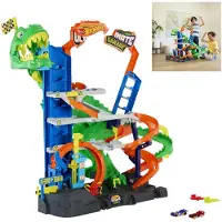 Hot Wheels Faixas Ultimate T-rex City Garage