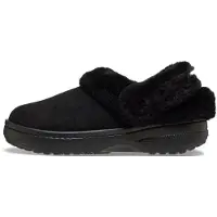 Crocs Chinelos Cls Unfurgettable Sueded Clog mulheres - Preto - 42 / 43