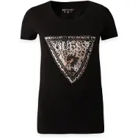 GUESS Camisa 'Savanna' bege / castanho / preto