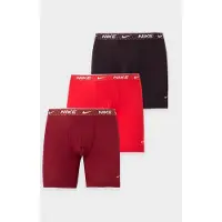 Nike Boxers castanho escuro / vermelho / bordeaux / branco