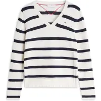 Tommy Hilfiger Pullover navy / branco