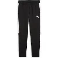 Puma Calças de desporto 'TeamEVOSTRIPE' preto / branco