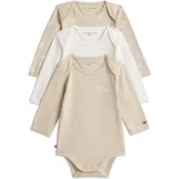 Tommy Hilfiger Macacão/Body 'ESSENTIAL' bege mosqueado / offwhite