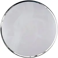 TRIO Candeeiro de teto LED Fena, cor cromada, Ø 38 cm, metal, IP44