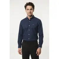 Gant Camisa De Manga Comprida Slim Pinpoint Oxford