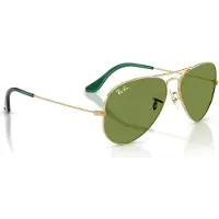 Ray-Ban Óculos de sol 'Aviator' ouro / oliveira