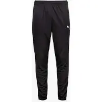 Puma Calças de desporto 'TeamRise' preto / branco