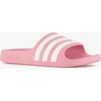 Adidas Sapatos abertos 'Adilette Aqua' rosa / branco