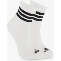 Adidas Meias 'Kids 3-Stripes Cushioned Crew 3 Pair Pack' preto / branco