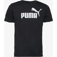 Puma T-Shirt mangas curtas ESS LOGO TEE homens - Preto - US L