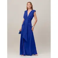 SAVEL Vestido de festa azul