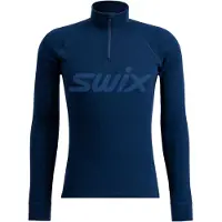 Swix Camiseta De Manga Comprida Com Meia-zíper Racex Merino