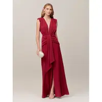 SAVEL Vestido de festa vermelho