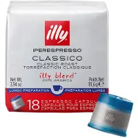 Illy Cápsulas De Café Ipso Home Classico Lungo 18 Unidades