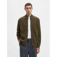 Selected Casaco de malha 'SLMCODY' oliveira