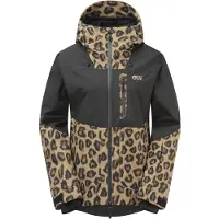 Picture - Casacos ski mulher - Zoya Jkt Wild Spot Print para Mulher - Tamanho L - Castanho