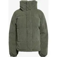 Roxy - Casacos ski mulher - Snow Winter Rebel Cord Jacket Beetle para Mulher - Tamanho S - Caqui
