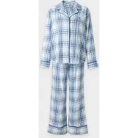 Tommy Hilfiger Underwear Pijama 'Essential' marinho / azul claro / branco