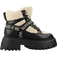 Buffalo Botim com fivela 'ASPEN' bege / preto