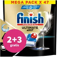 Finish | Ultimate Plus Regular | Pastilhas para máquina de lavar louça | 47 lavagens