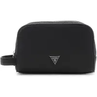 GUESS para homem. PMSYSYP6461 Necessaire pequena Sydney preta (OSFA), Preto, Casual, Poliuretano