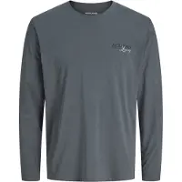 Jack & Jones Camisa 'JJJADE' azure / cinzento / preto