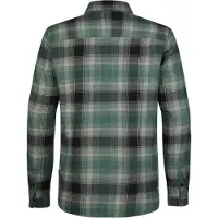 Petrol Industries Camisa cinzento escuro / esmeralda / preto / branco